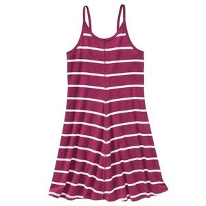 Girls Plum Striped Jersey Cami Summer Dress NWT